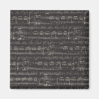 Vintage black music note Pattern Musician