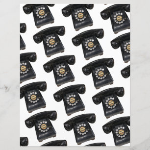 Vintage Black Rotary Phone