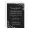 Vintage Black Scrolls Wedding Rehearsal and Dinner