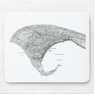 Vintage Black & White Provincetown Mouse Mat