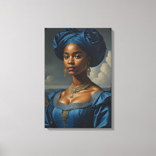 Vintage Black Woman from the 1800's Canvas Print