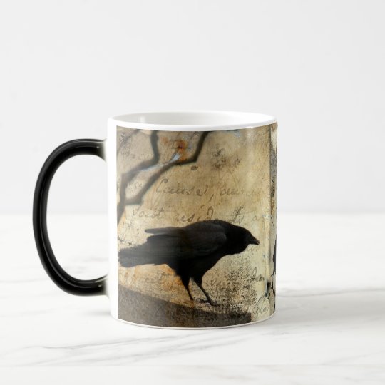 Vintage Blackbird Magic Mug