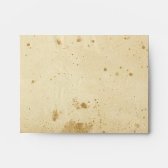 Vintage Blank Aged Stained Envelope (Front)