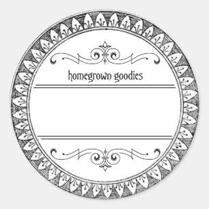 Vintage Blank Canning Jar Labels