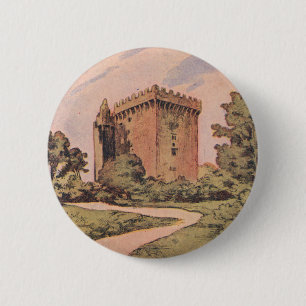 Vintage Blarney Castle 6 Cm Round Badge
