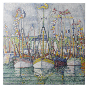 Vintage Blessing of the Tuna Fleet at Groix Tile