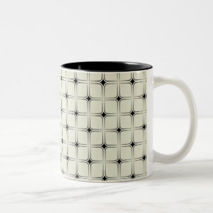 Vintage Bliss Mug, Ivory Two-Tone Coffee Mug