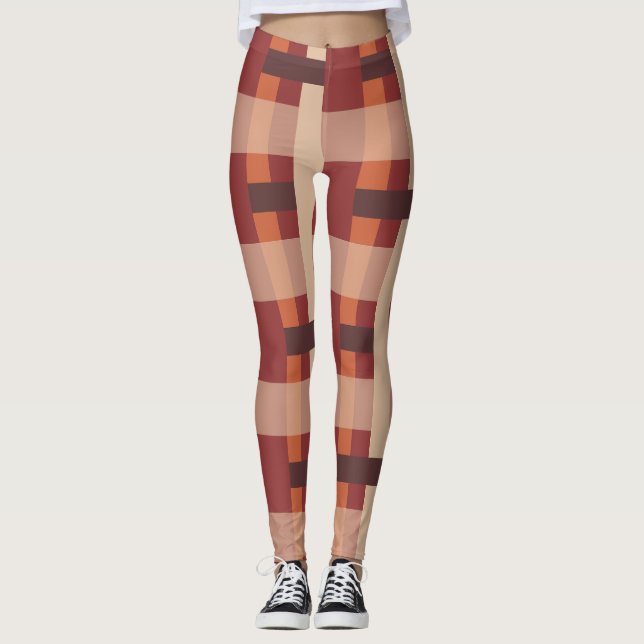 Vintage Block Vibe Leggings (Front)