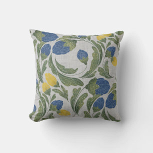 Vintage Bloom Accent Pillow