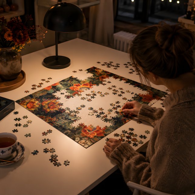 Vintage Bloom Elegance Jigsaw Puzzle (Creator Uploaded)