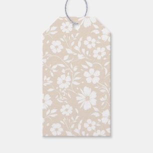Vintage Bloom Neutral - Soft Linen Gift Tags
