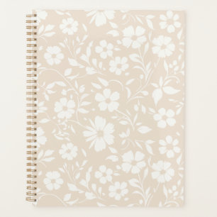 Vintage Bloom Neutral - Soft Linen Planner