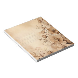 Vintage Bloom Notepad