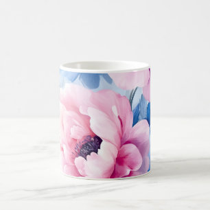 Vintage Bloom Pastel Petals Watercolor Coffee Mug