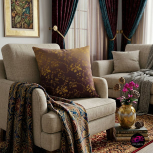 Vintage Bloom Tapestry Cushion
