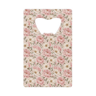 Vintage Blooming Peonies Pattern