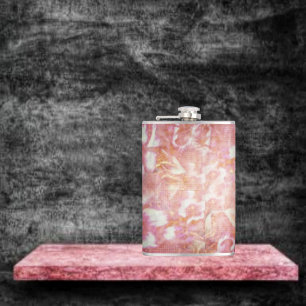 Vintage Blooms Hip Flask