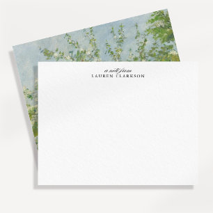 Vintage Blossoming Trees Fine Art Note Card