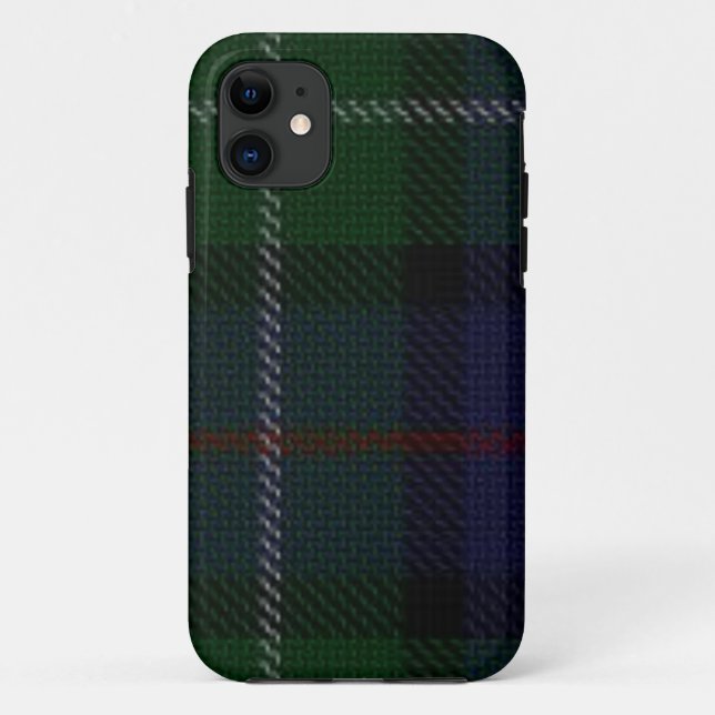 Vintage Blue and Green Plaid iPhone 5 Case (Back)