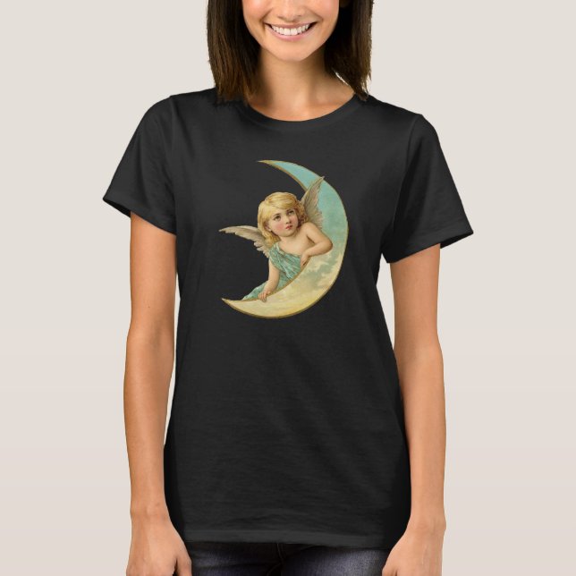 Vintage Blue Angel on the Moon Tee (Front)