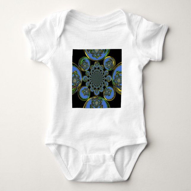 Vintage Blue Baby Bodysuit (Front)
