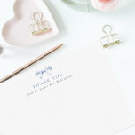 Vintage Blue Bow Future Mrs Bridal Shower Thank You Card<br><div class="desc">Vintage Blue Bow Future Mrs Bridal Shower Thank You Card. Also makes a great engagement gift.</div>