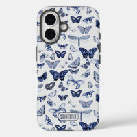 Vintage Blue Butterflies