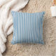 vintage blue candy stripe victorian cushion pillow (Blanket)