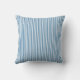 vintage blue candy stripe victorian cushion pillow (Back)