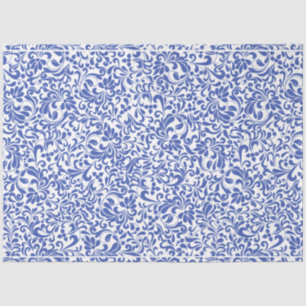 Vintage Blue chinoiserie Decoupage Tissue Paper