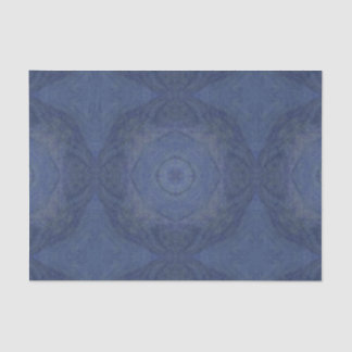 Vintage Blue Circles Tissue Paper
