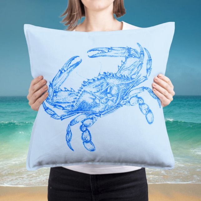 Vintage  blue  crab   cushion (Creator Uploaded)