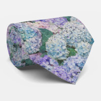 Vintage Blue Hydrangea Floral Pattern Wedding