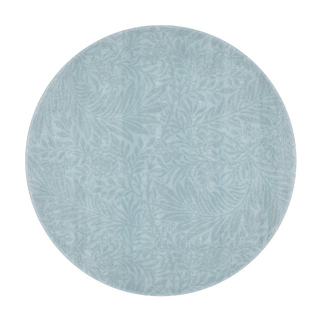 Vintage Blue Larkspur Flower Pattern Cutting Board (Front)