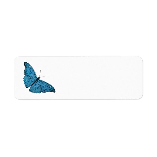Vintage Blue Morpho Butterfly Customised Template (Front)