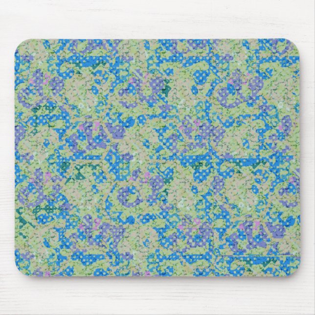 Vintage Blue Mousepad (Front)