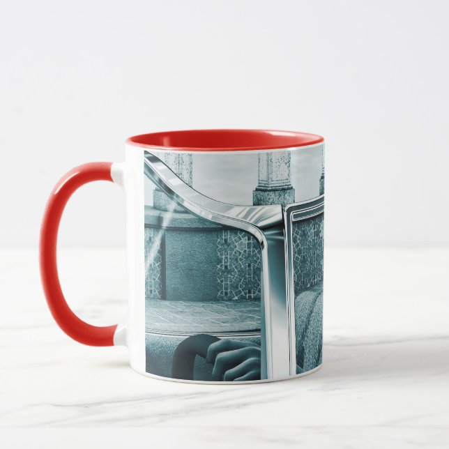 Vintage Blue Mug (Left)