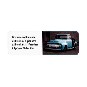 Vintage Blue Pickup Truck