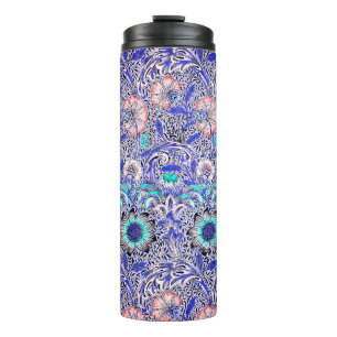 Vintage Blue pink William Morris's Corncockle Thermal Tumbler