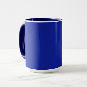 Vintage Blue Solid Colour Mug