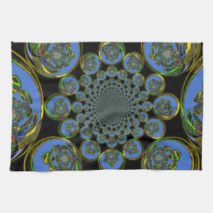 Vintage Blue Tea Towel