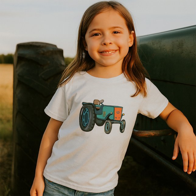 Vintage Blue Tractor Farm Life T-Shirt (Creator Uploaded)