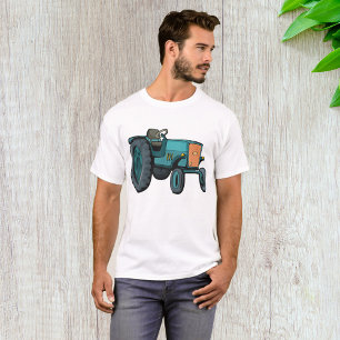 Vintage Blue Tractor Farm Life T-Shirt