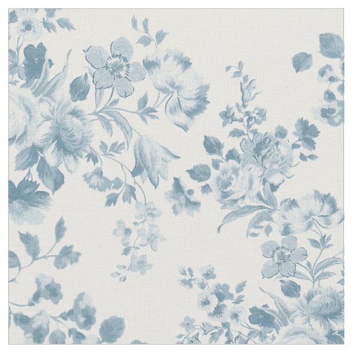 Blue online floral material
