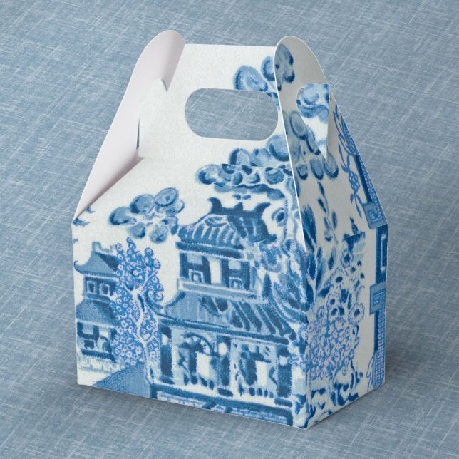 Vintage Blue Willow Favour Box (Creator Uploaded)