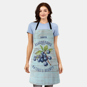 Vintage Blueberry – Botanical Fruit Apron