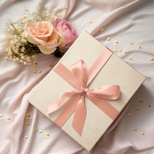 Vintage Blush Ivory Wrapping Paper
