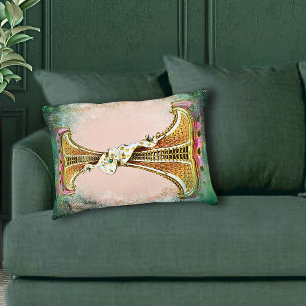 Vintage Blush Pink Collage With Rusty Edges Decorative Cushion