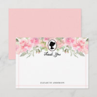 Vintage Blush Pink Floral Regency Bridal Shower