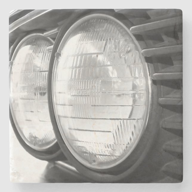 Vintage BMW headlights Stone Coaster (Front)